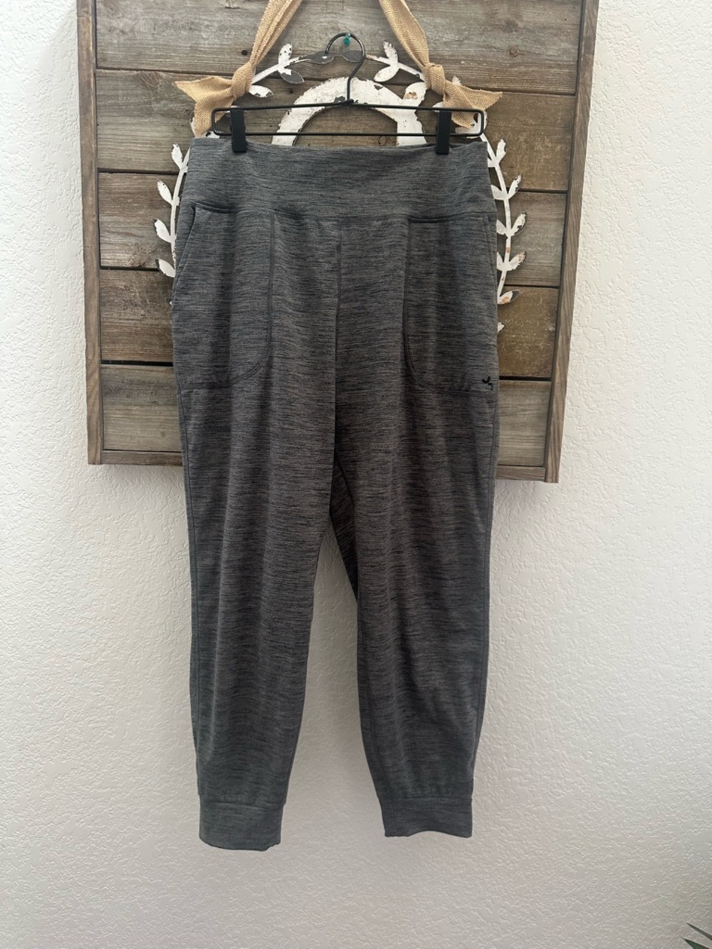 Target Joy Lab Heather Gray Knit Jogger Pants size Large